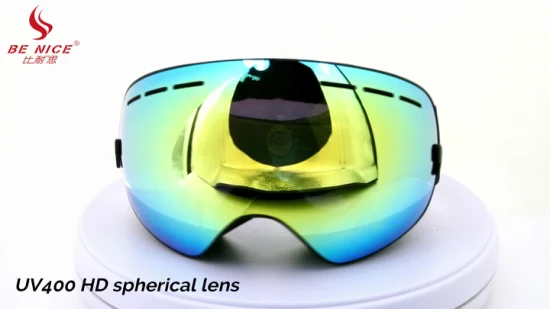 Benice Snow Goggle Snow 4600 어린이용 더블 레이어 PC 렌즈 스키 고글 거울 코팅이 적용된 맞춤형 스키 고글